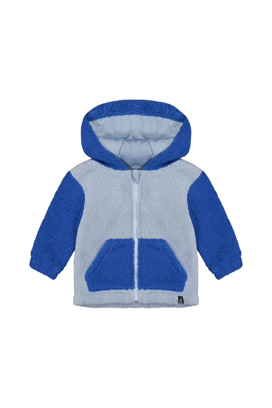 Deux Par Deux infant sherpa hooded jacket