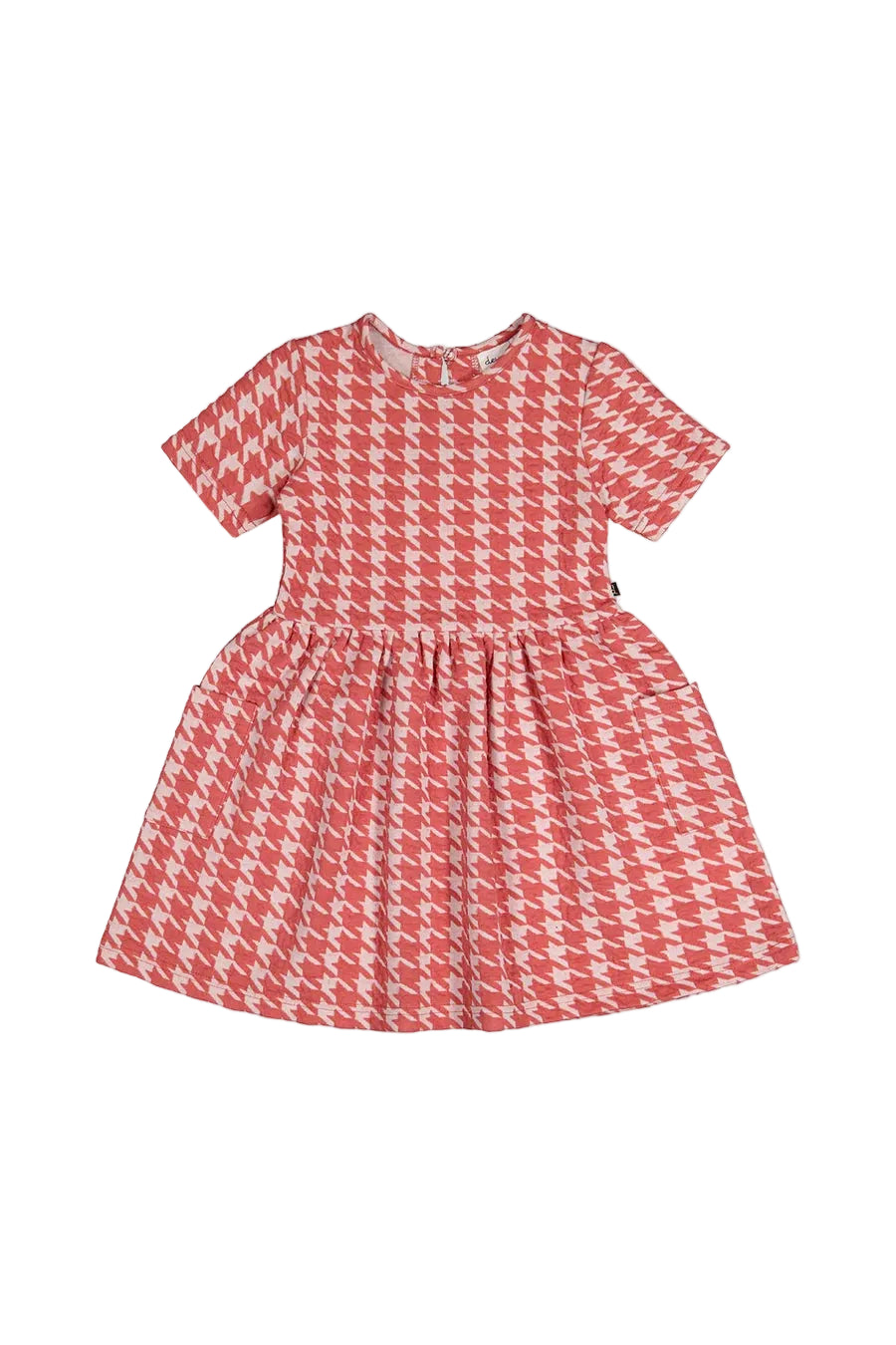 Deux Par Deux girls houndstooth dress