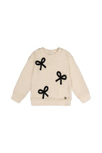 Deux Par Deux girls bow sweater