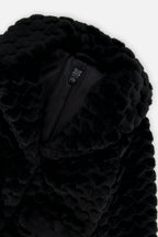 Deux Par Deux girls long faux fur coat