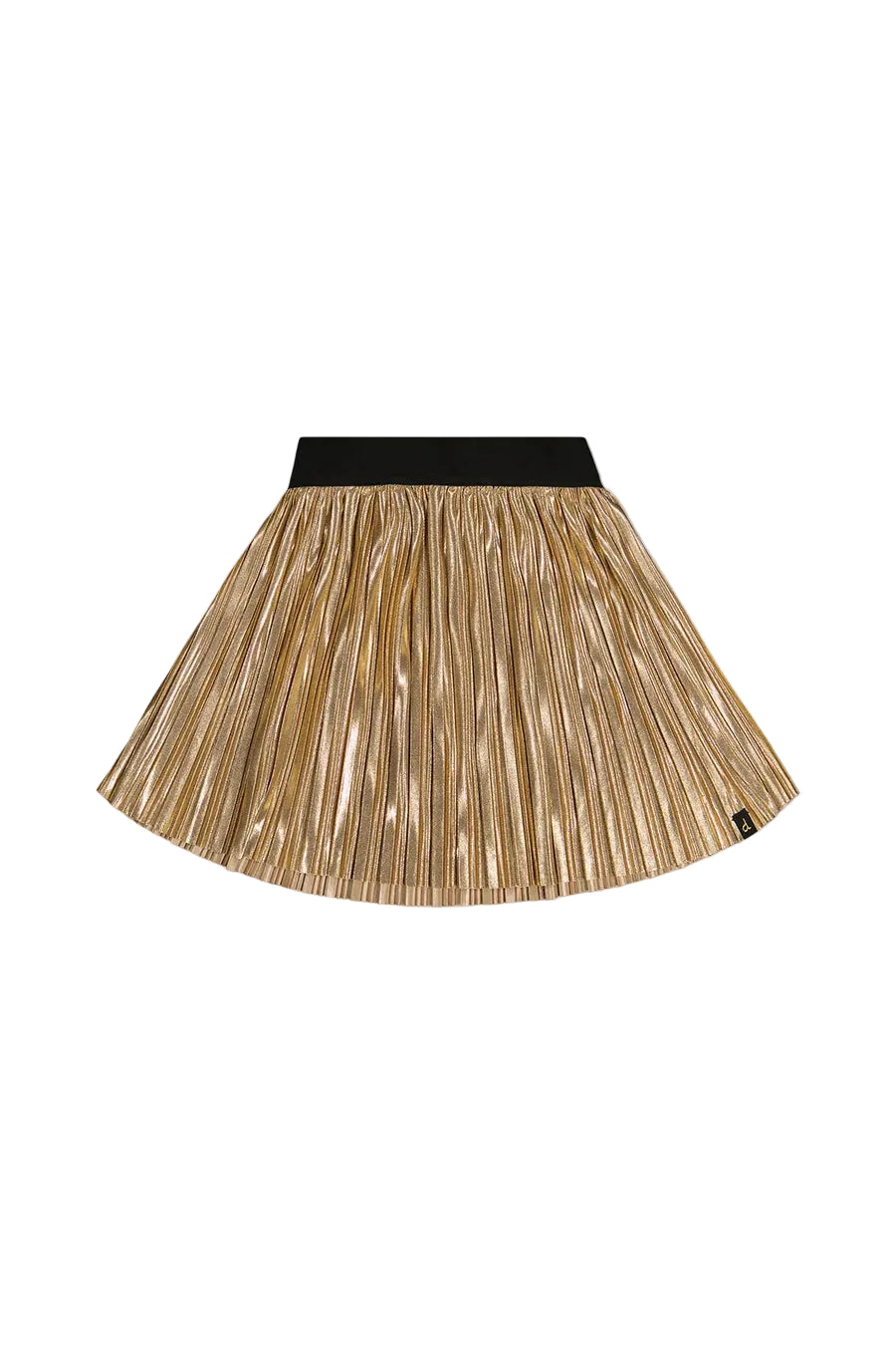 Deux Par Deux girls gold shimmer skirt