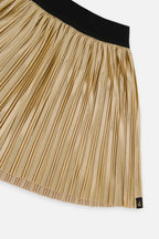 Deux Par Deux girls gold shimmer skirt