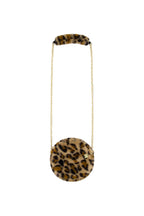 Deux Par Deux girls leopard print faux fur handbag