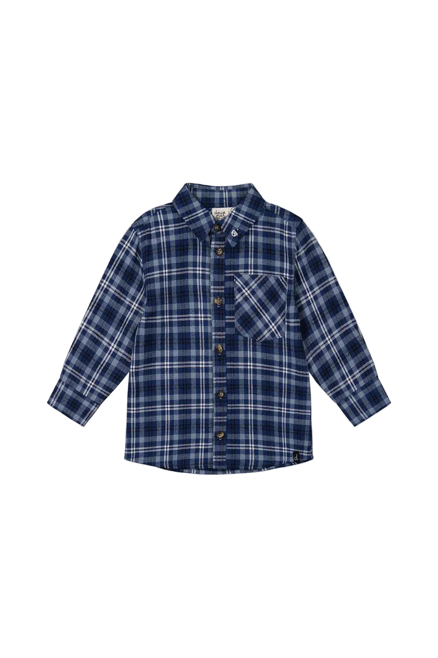 Deux Par Deux infant & boys plaid shirt