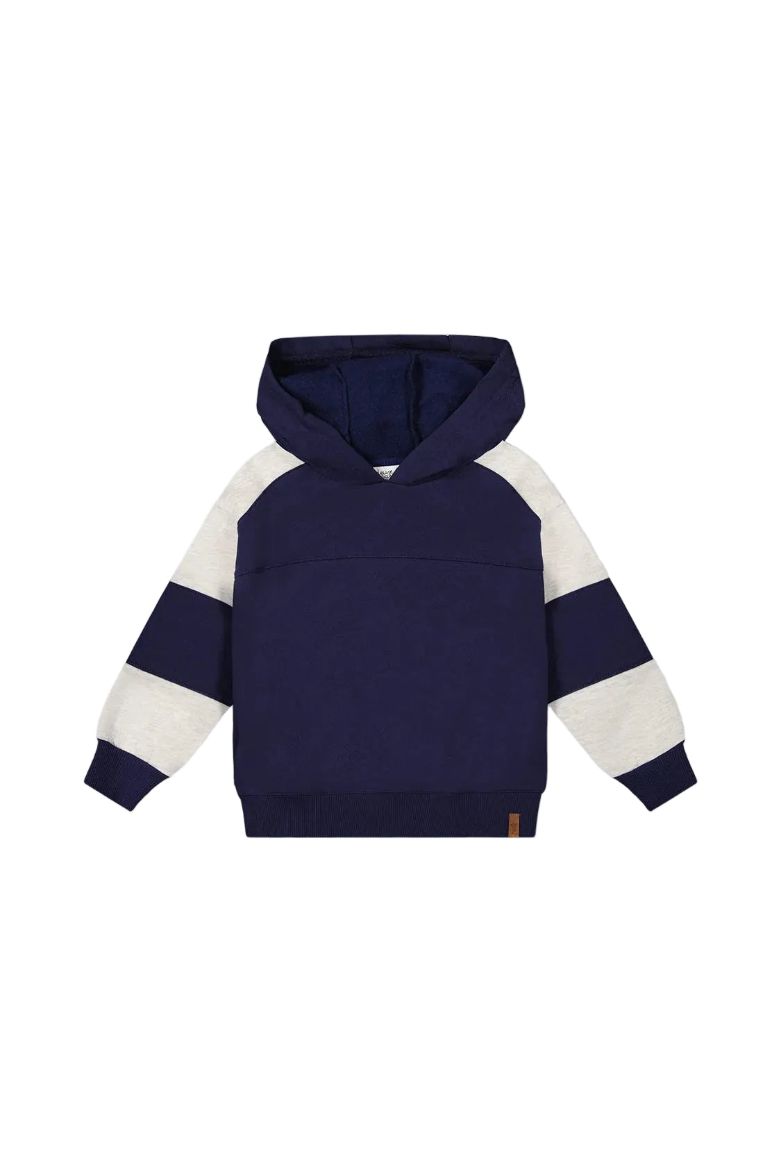 Deux Par Deux boys colorblock hooded sweatshirt