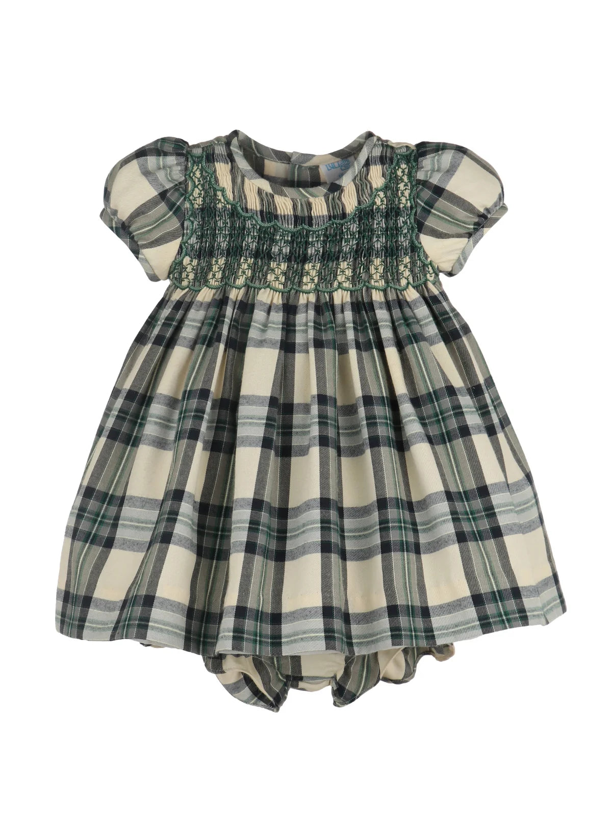 Luli & Me infant & girls team time checks dress