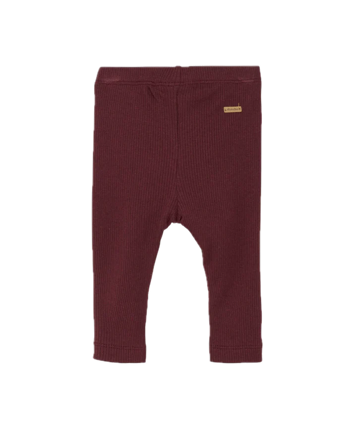 Minymo infant girl ribbed leggings