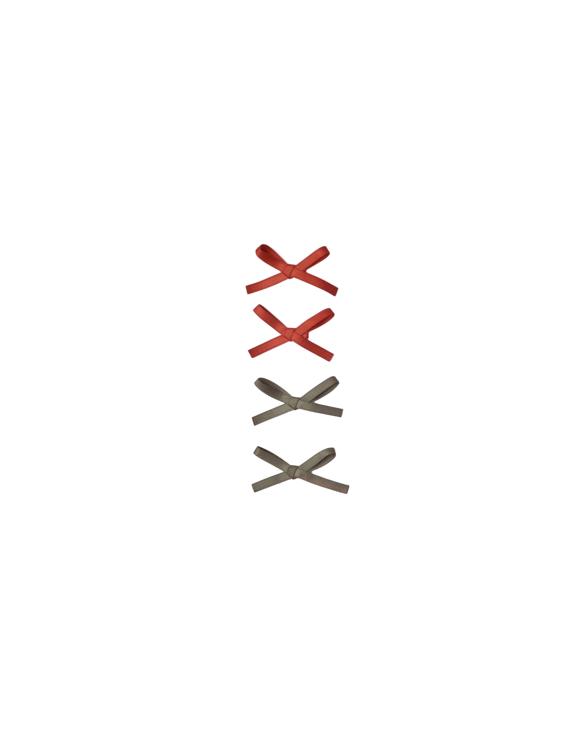 Noralee mini velvet ribbon bow set