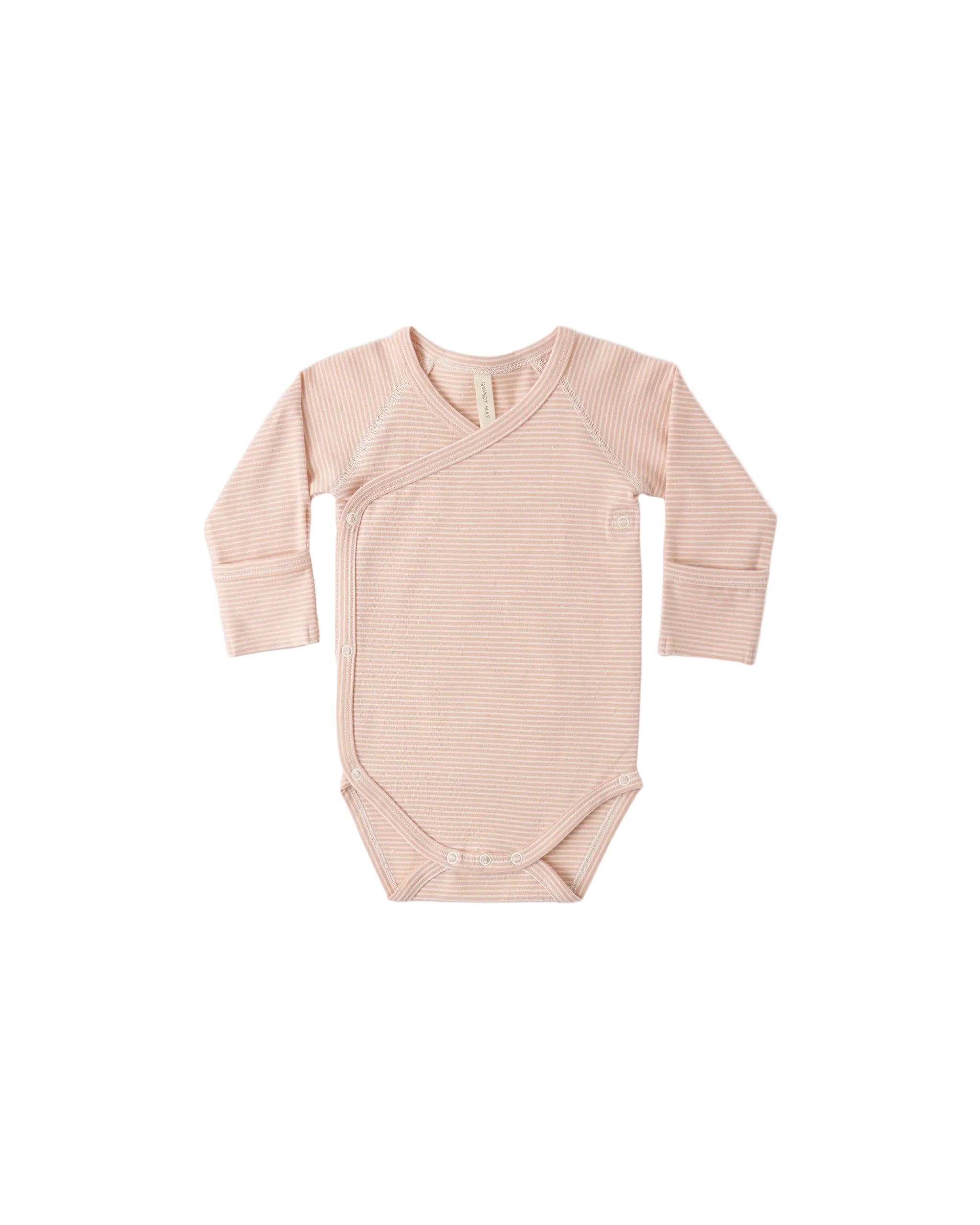 Quincy Mae infant side snap onesie
