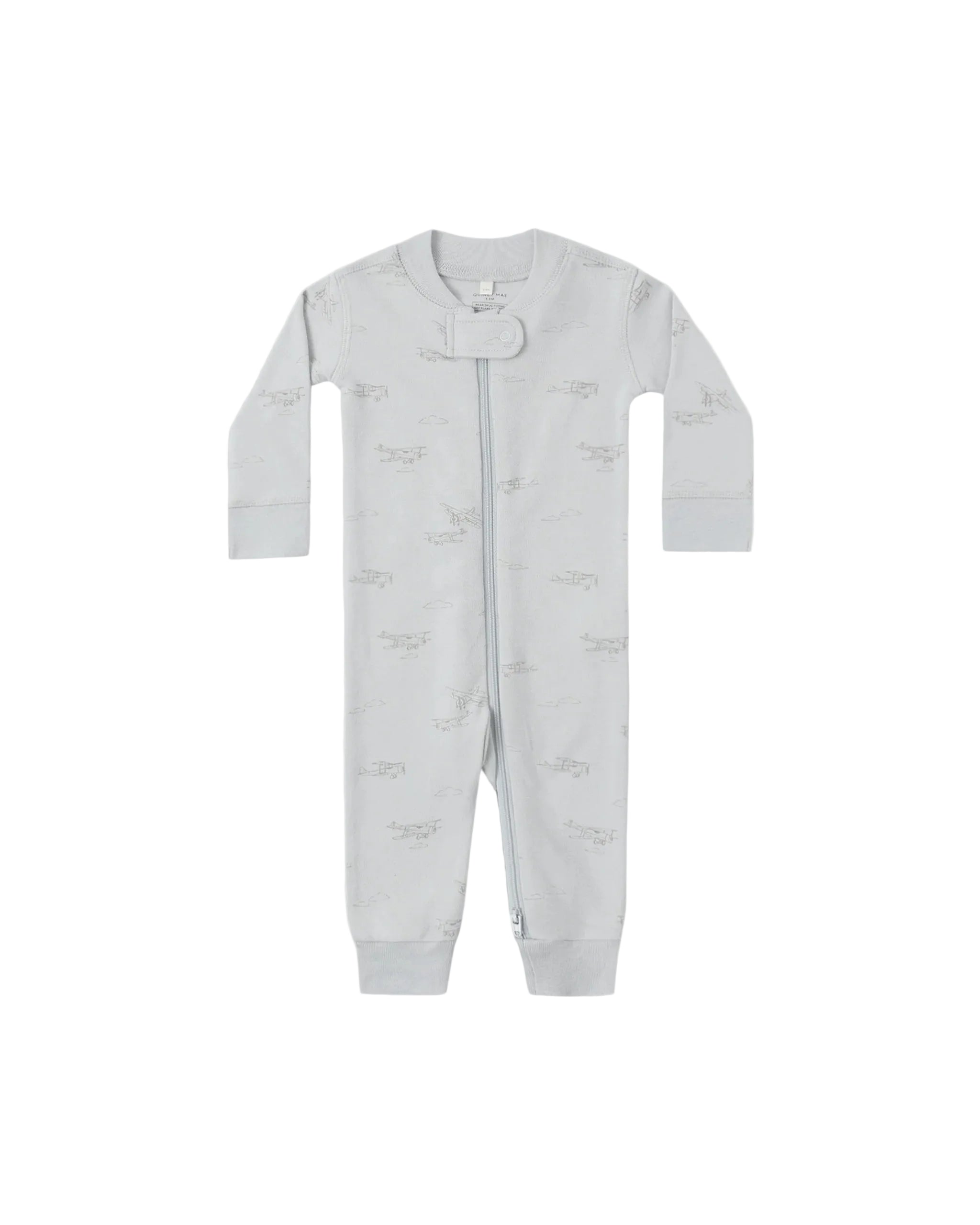 Quincy Mae infant zip long sleeve sleeper