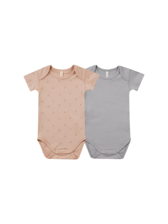Quincy Mae infant short sleeve bodysuit 2-pack