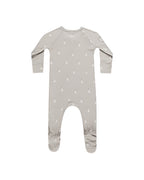 Quincy Mae infant holiday bamboo zip footie