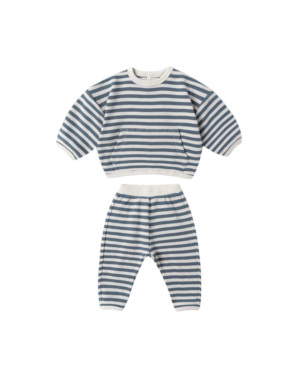 Quincy Mae infant waffle slouch set