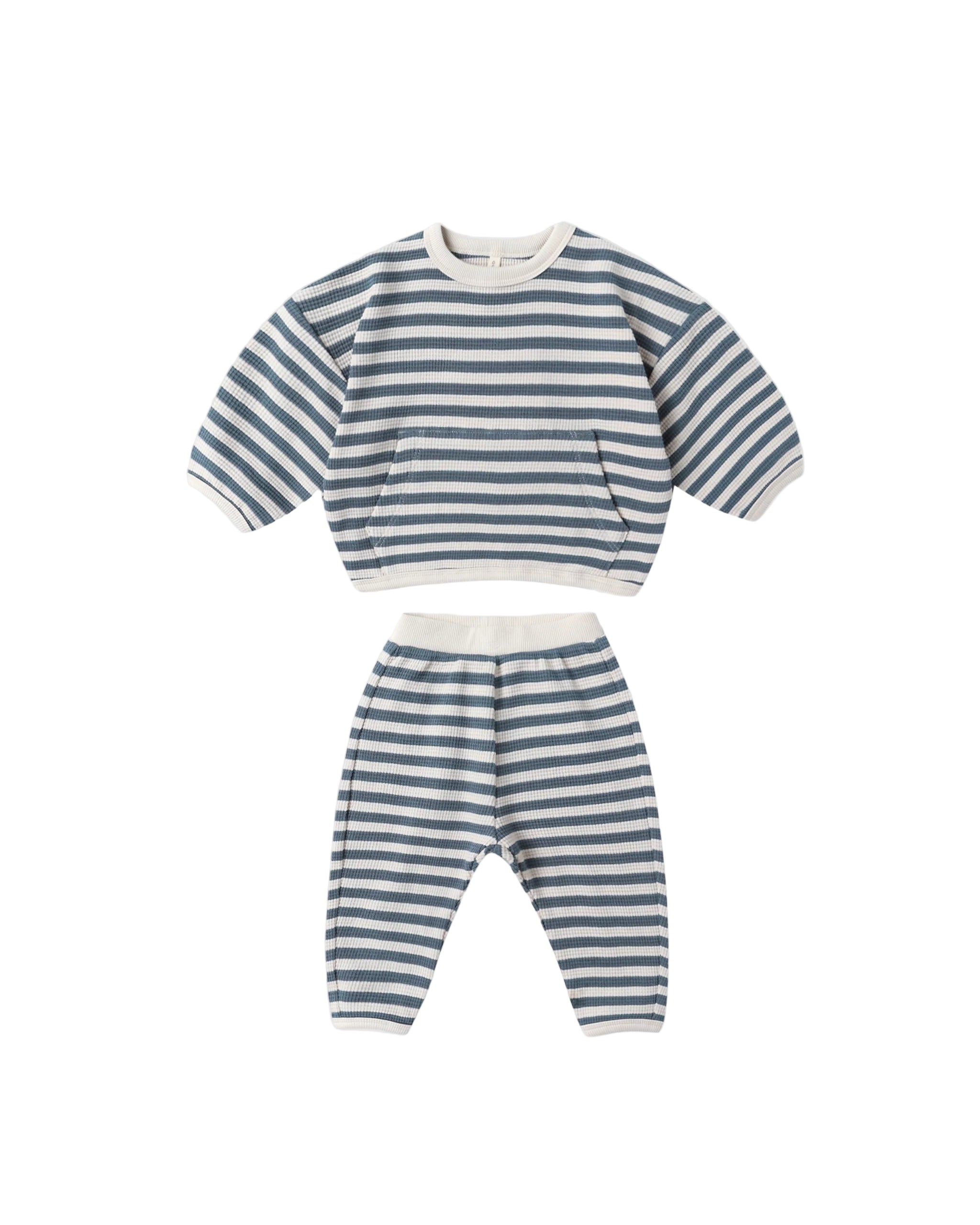 Quincy Mae infant waffle slouch set