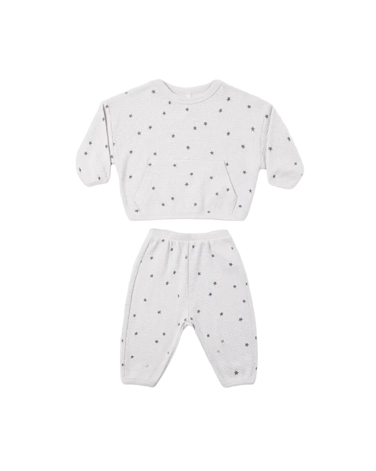 Quincy Mae infant waffle slouch set