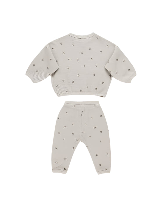 Quincy Mae infant waffle slouch set