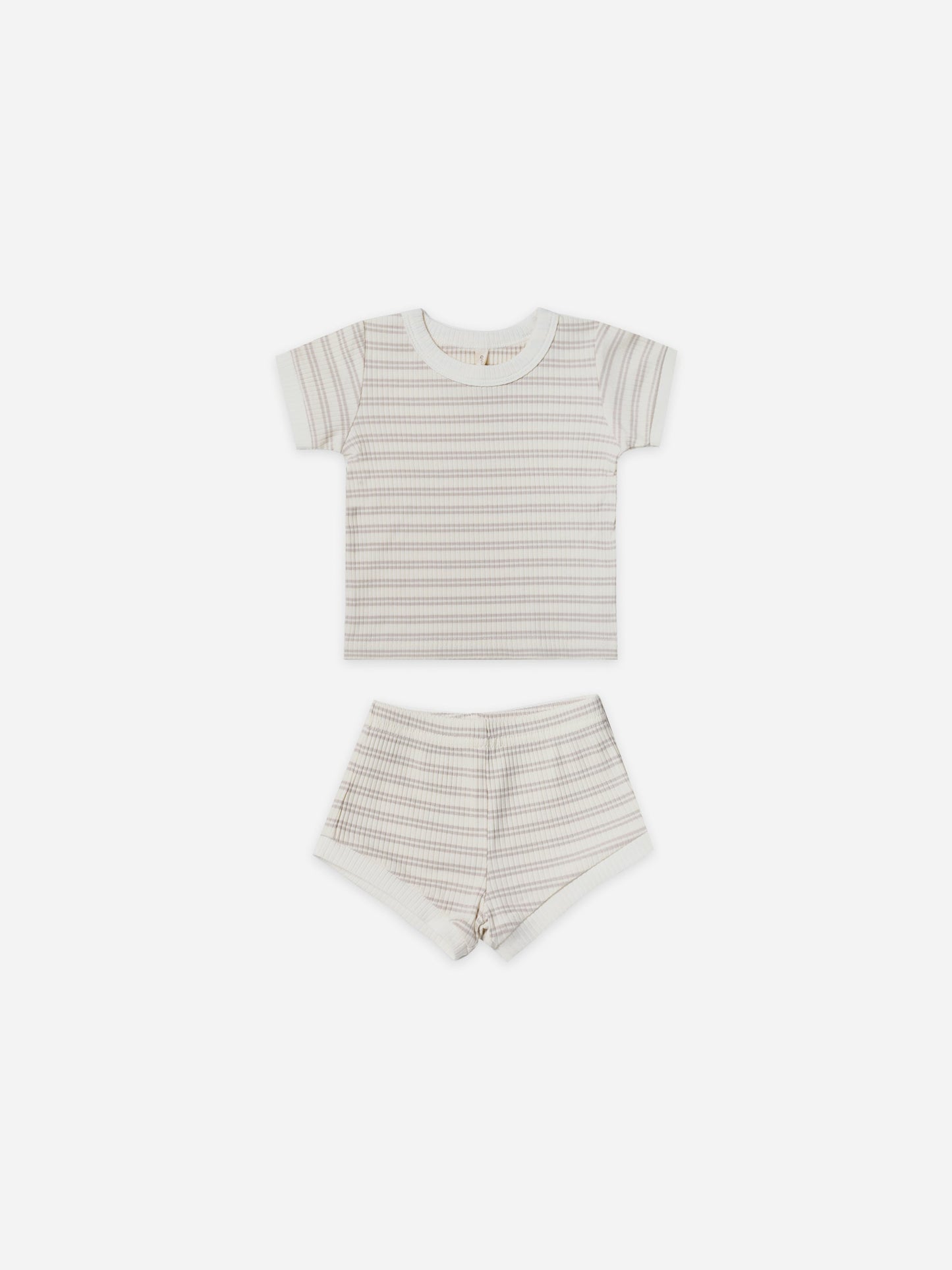 Quincy Mae infant ribbed shortie set