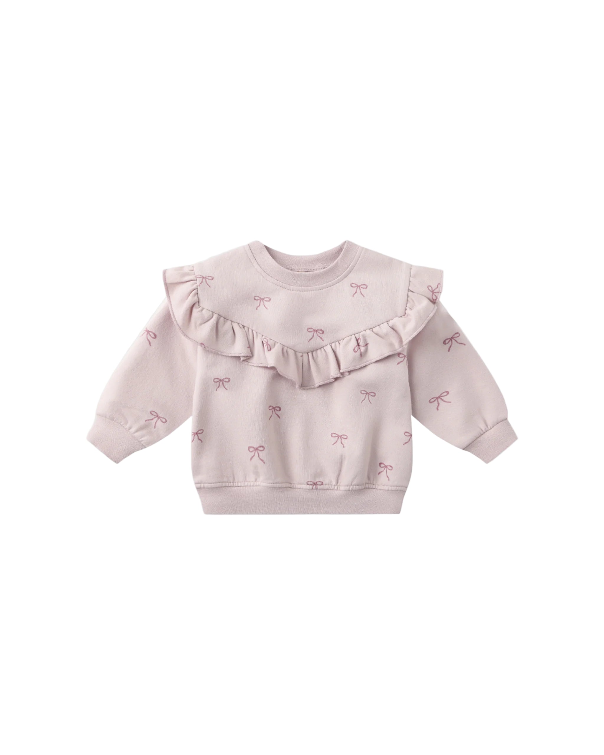 Quincy Mae infant & girls ruffle fleece sweatshirt