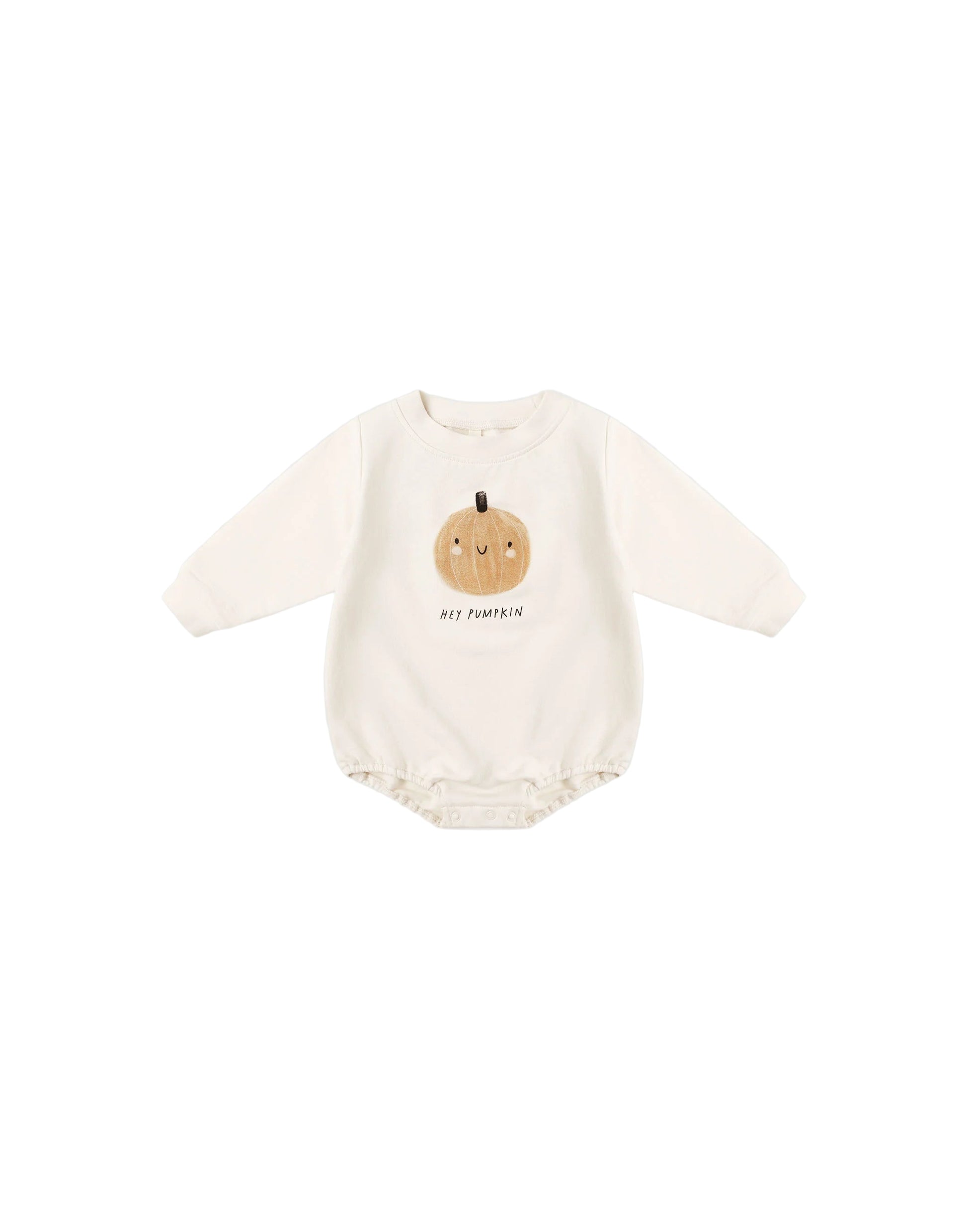 Quincy Mae infant pumpkin bubble romper