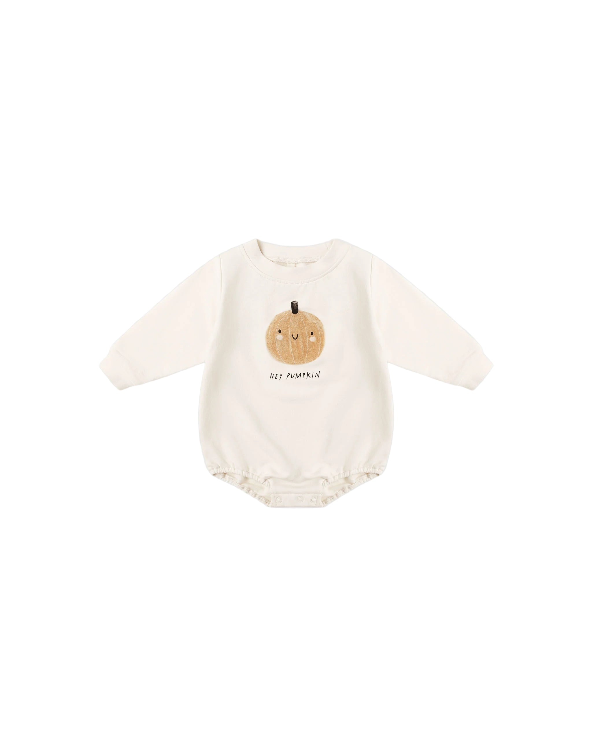 Quincy Mae infant pumpkin bubble romper