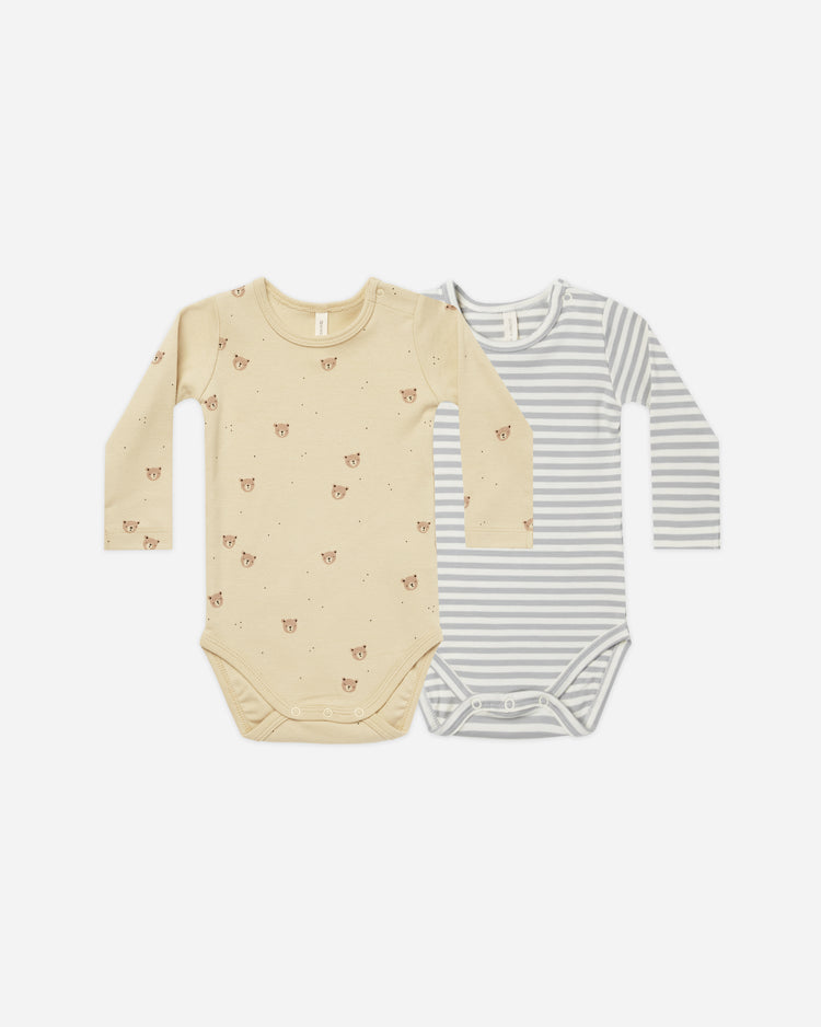 Quincy Mae infant 2-pack jersey onesies