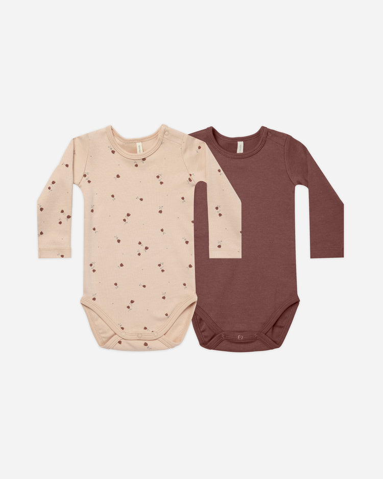 Quincy Mae infant 2-pack jersey onesies