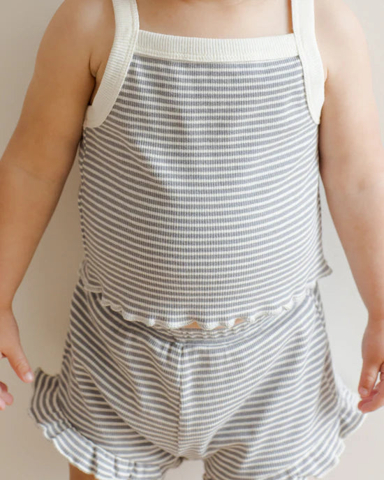 Quincy Mae infant & toddler girl evie tank & shortie set