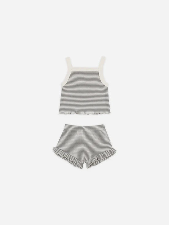 Quincy Mae infant & toddler girl evie tank & shortie set