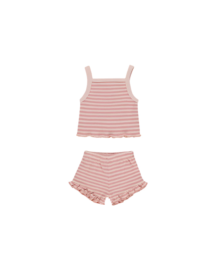 Quincy Mae infant & toddler girl evie tank & shortie set