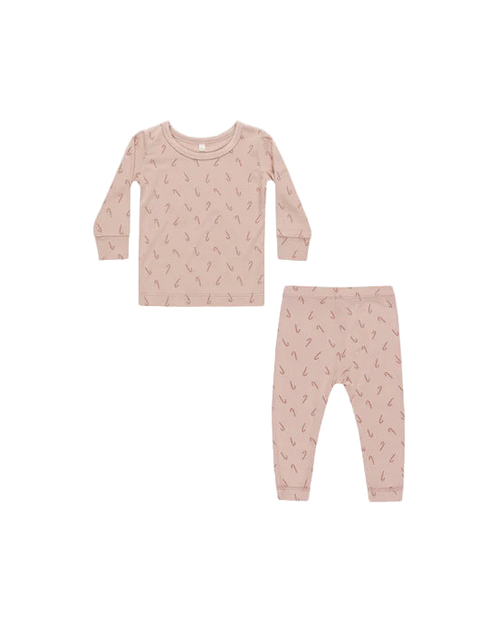 Quincy Mae infant & kids holiday bamboo pajama set
