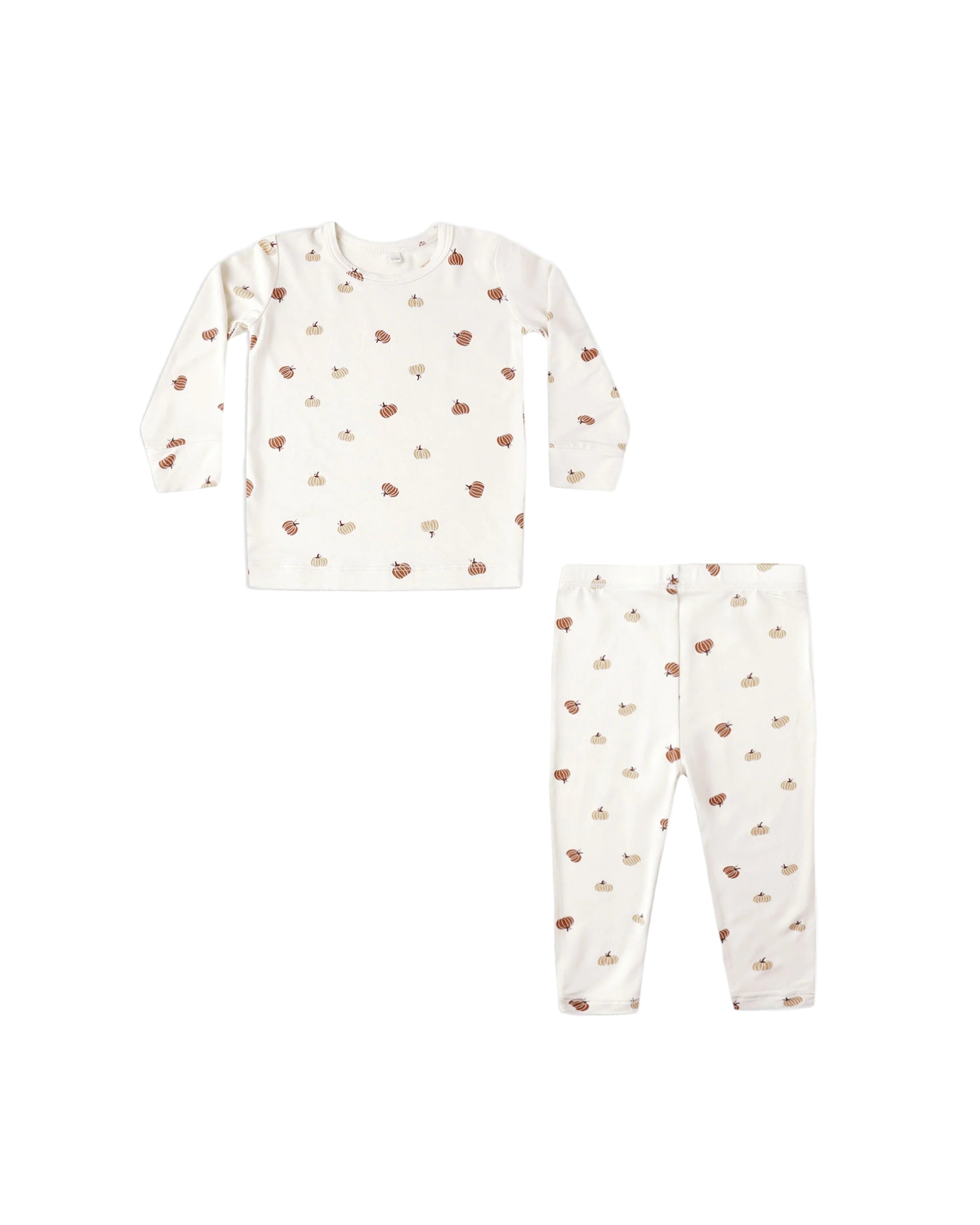 Quincy Mae infant & kids pumpkins bamboo pajamas