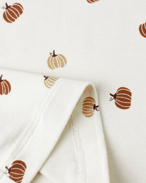 Quincy Mae infant & kids pumpkins bamboo pajamas