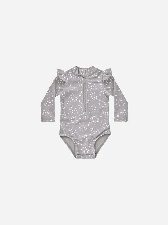 Quincy Mae infant & girls rashguard one-piece swimsuit