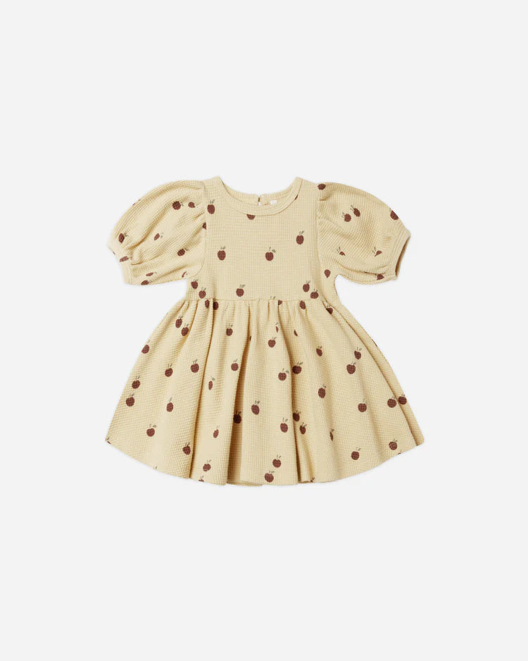 Quincy Mae infant & girl waffle babydoll dress