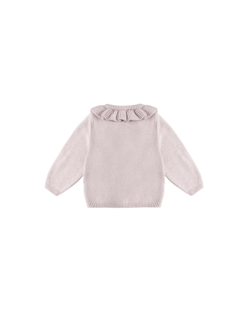 Quincy Mae infant girl ruffle collar cardigan