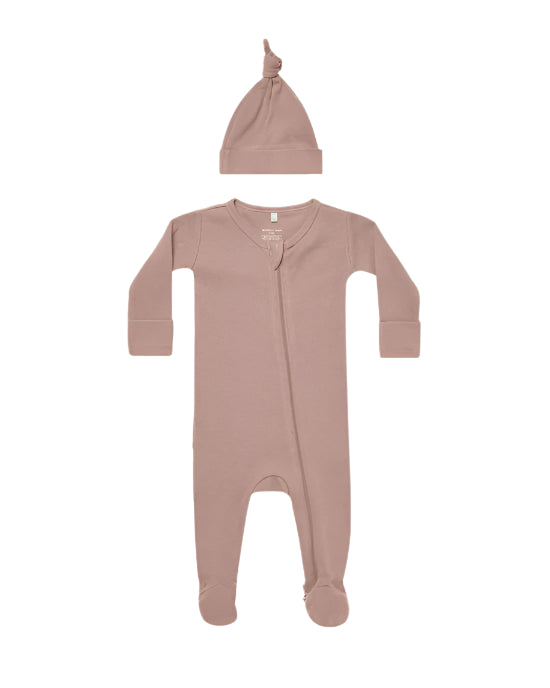 Quincy Mae infant waffle sleep set