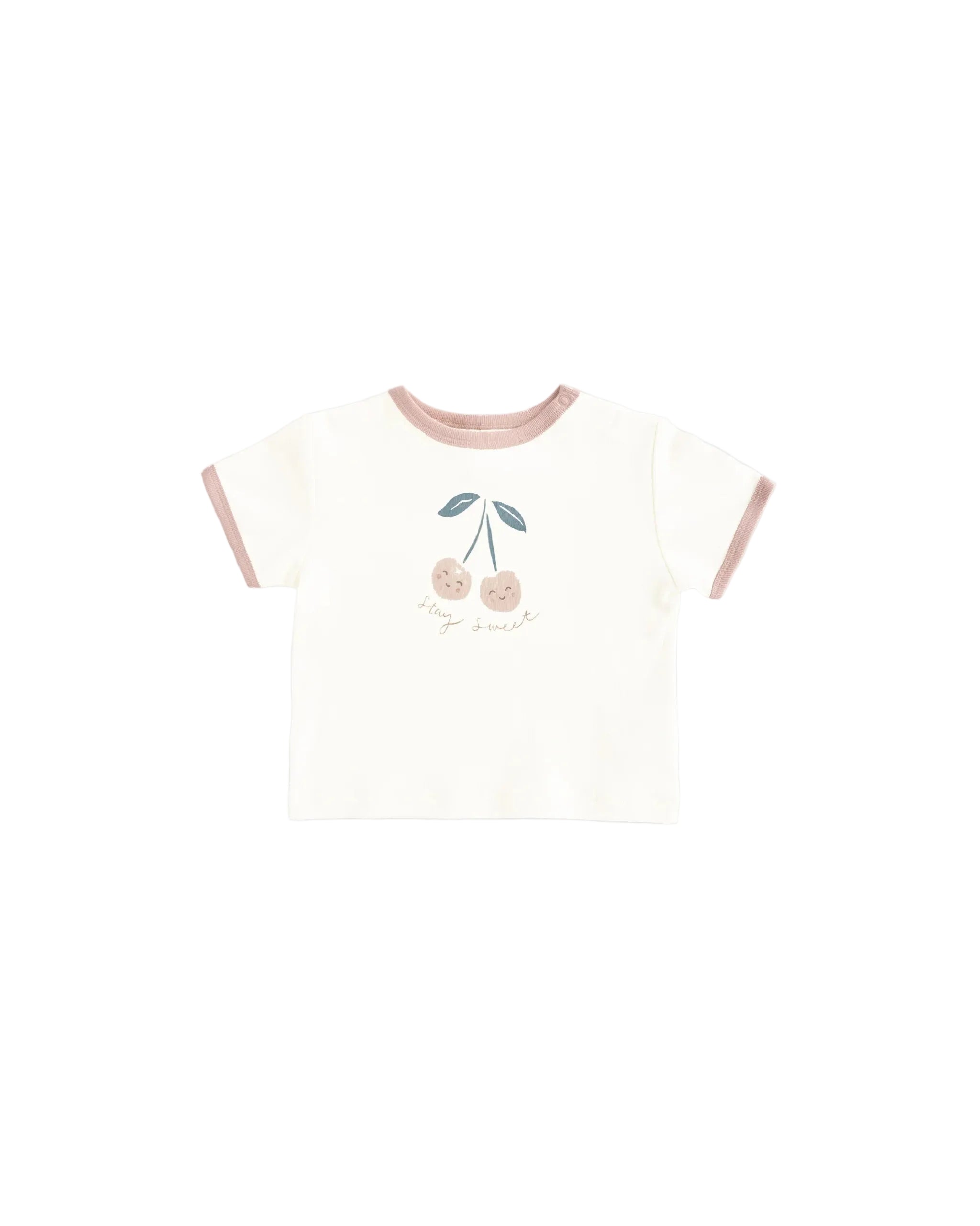 Quincy Mae infant & girls ringer tee
