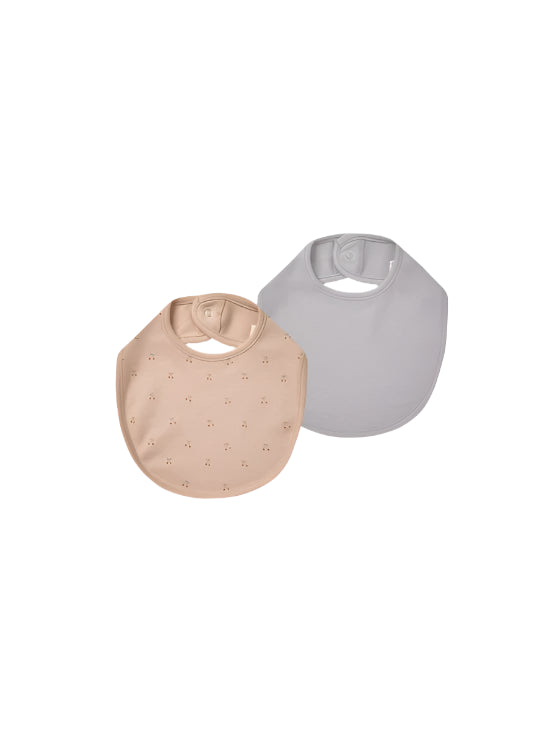 Quincy Mae jersey snap bib set