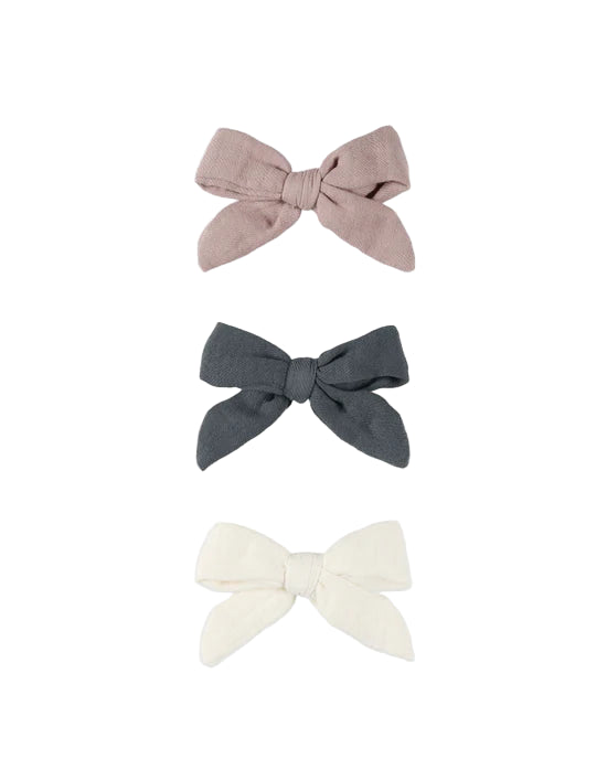 Quincy Mae bow clip set of 3