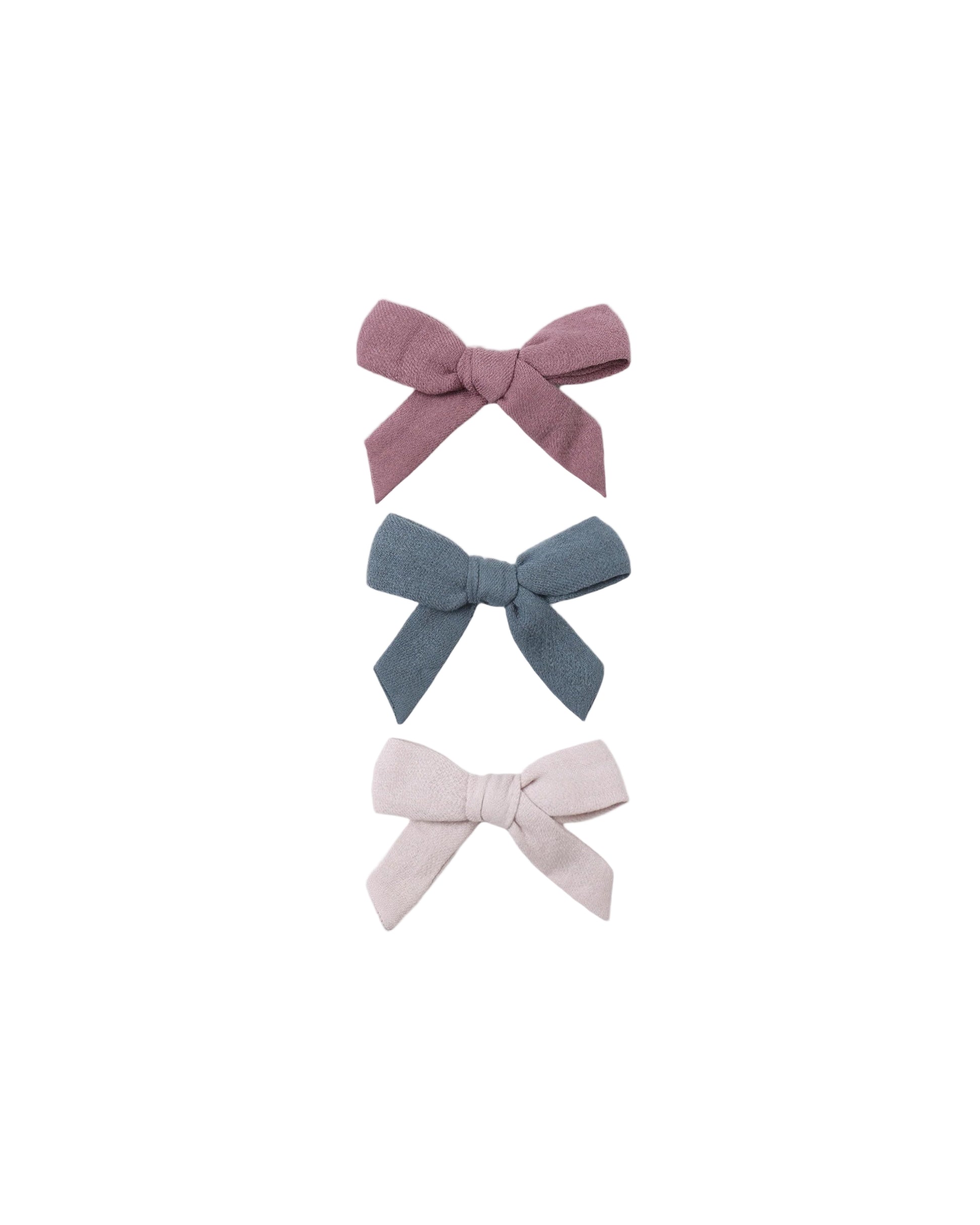 Quincy Mae bow clip set of 3