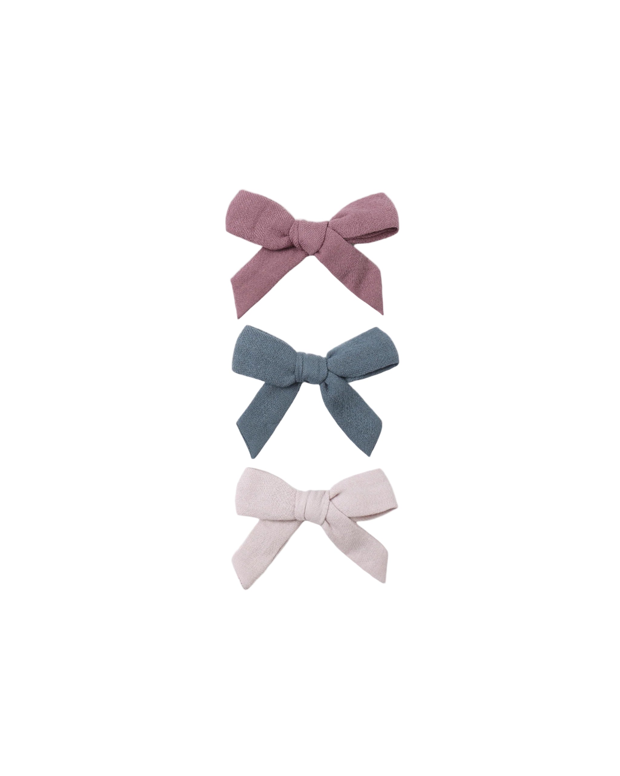 Quincy Mae bow clip set of 3