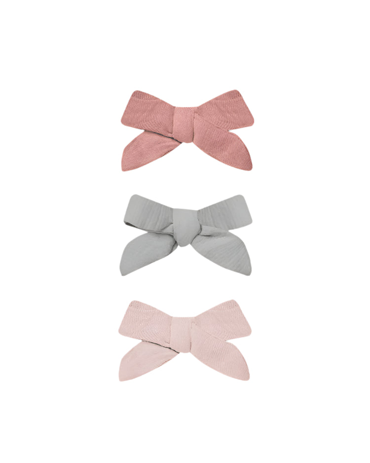 Quincy Mae bow clip set of 3