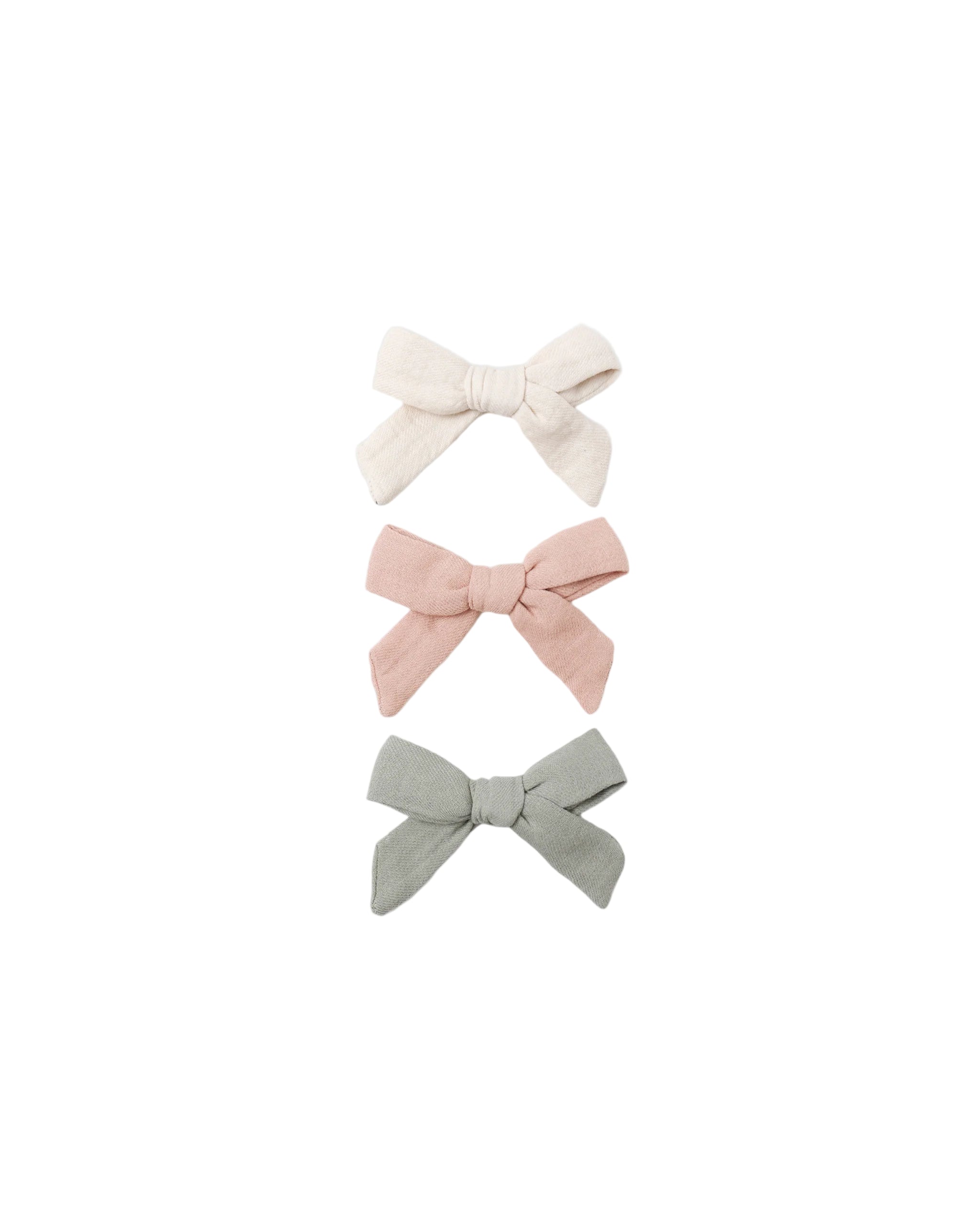 Quincy Mae bow clip set of 3