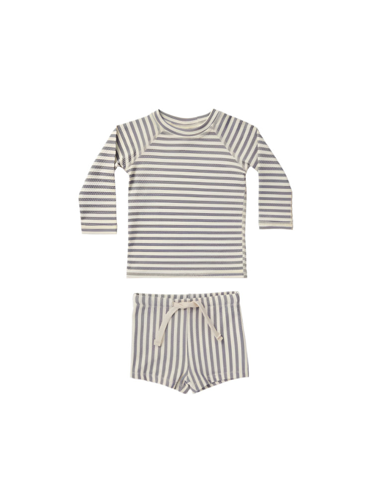 Quincy Mae infant finn rashguard swim set