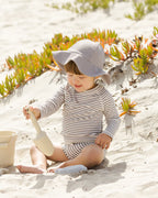 Quincy Mae infant finn rashguard swim set