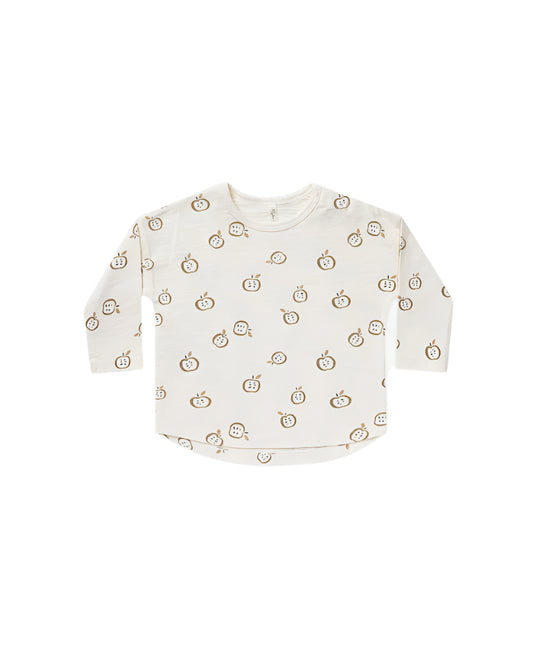 Rylee + Cru infant & toddler apples long sleeve tee