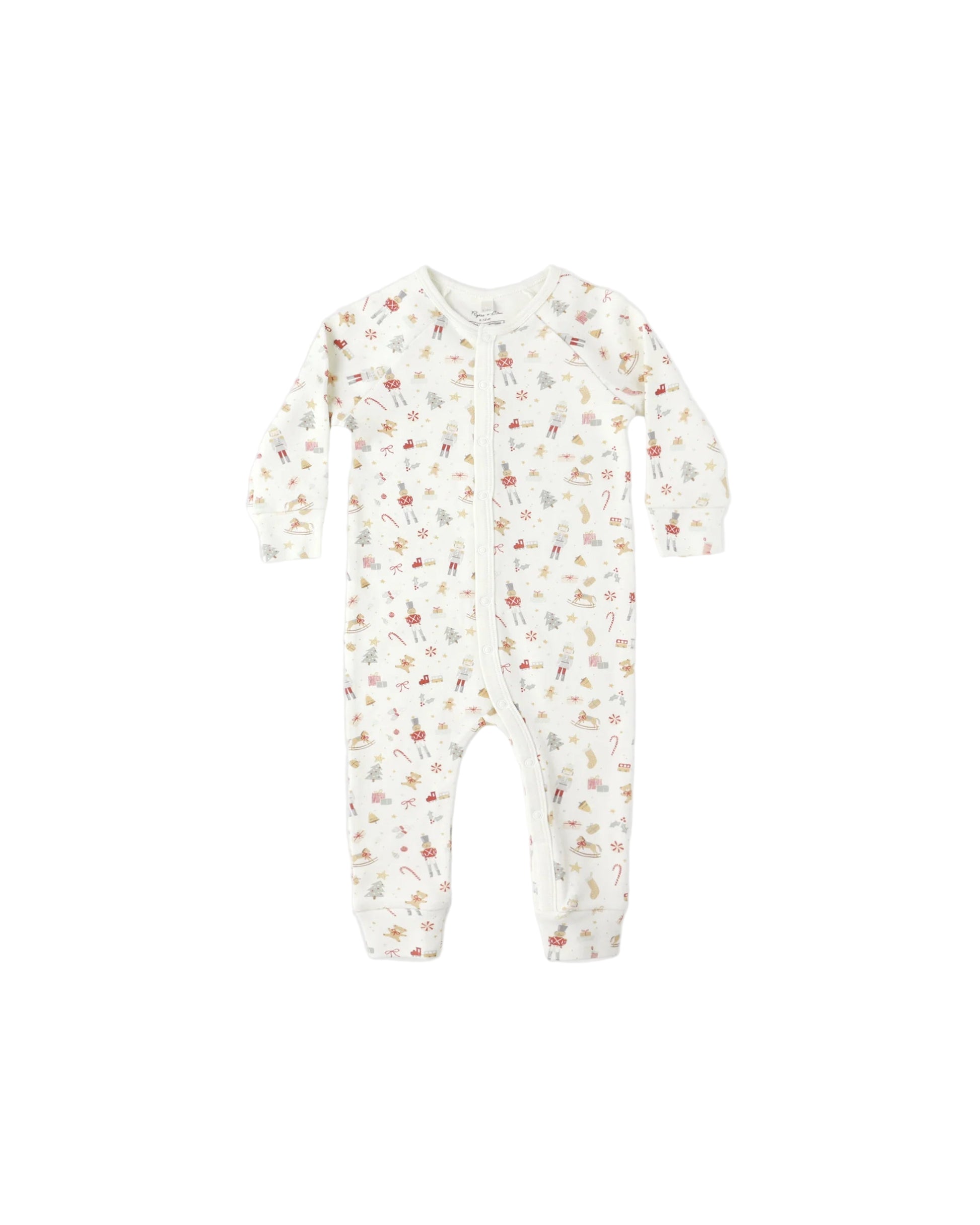 Rylee + Cru infant organic long john pajamas