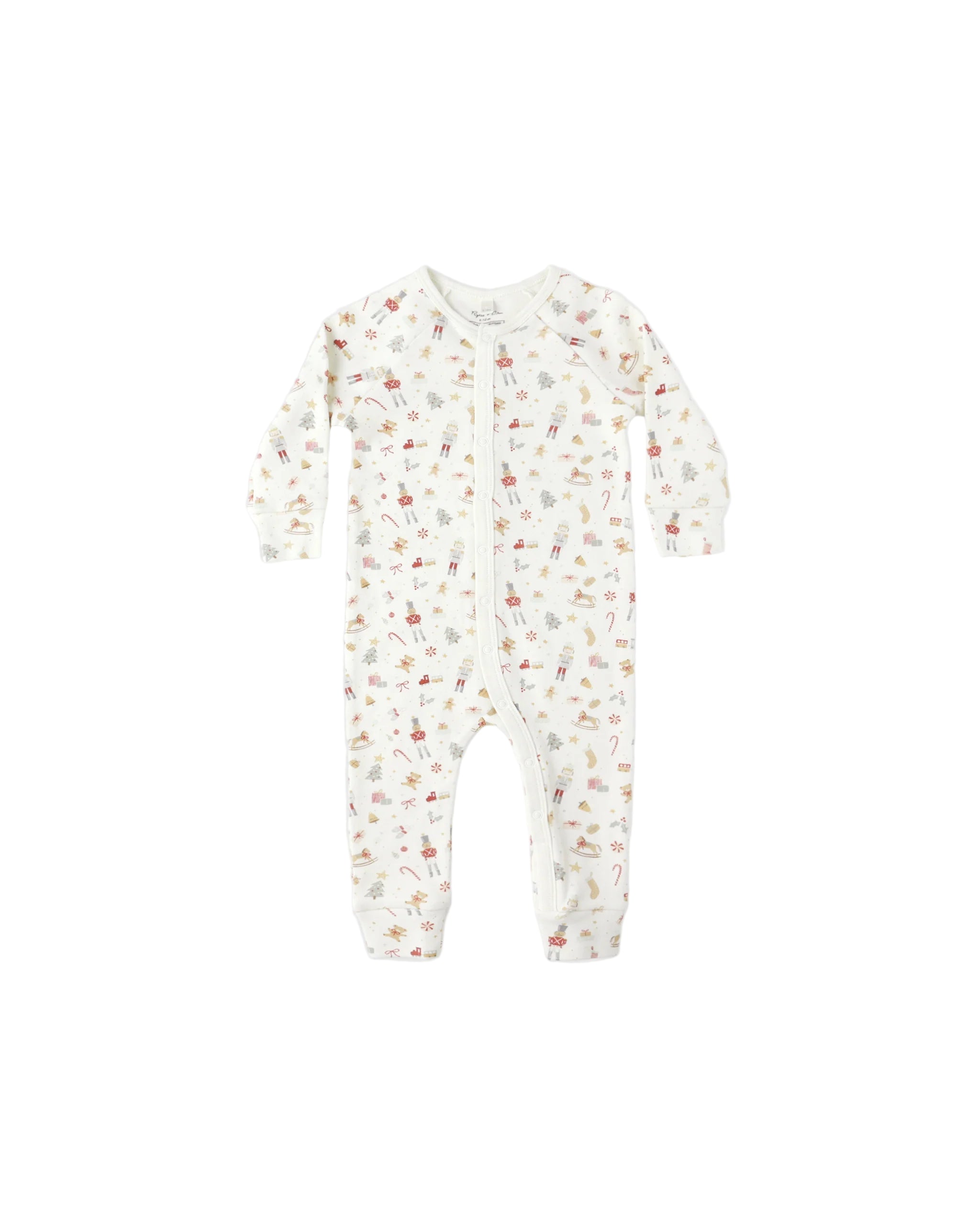 Rylee + Cru infant organic long john pajamas
