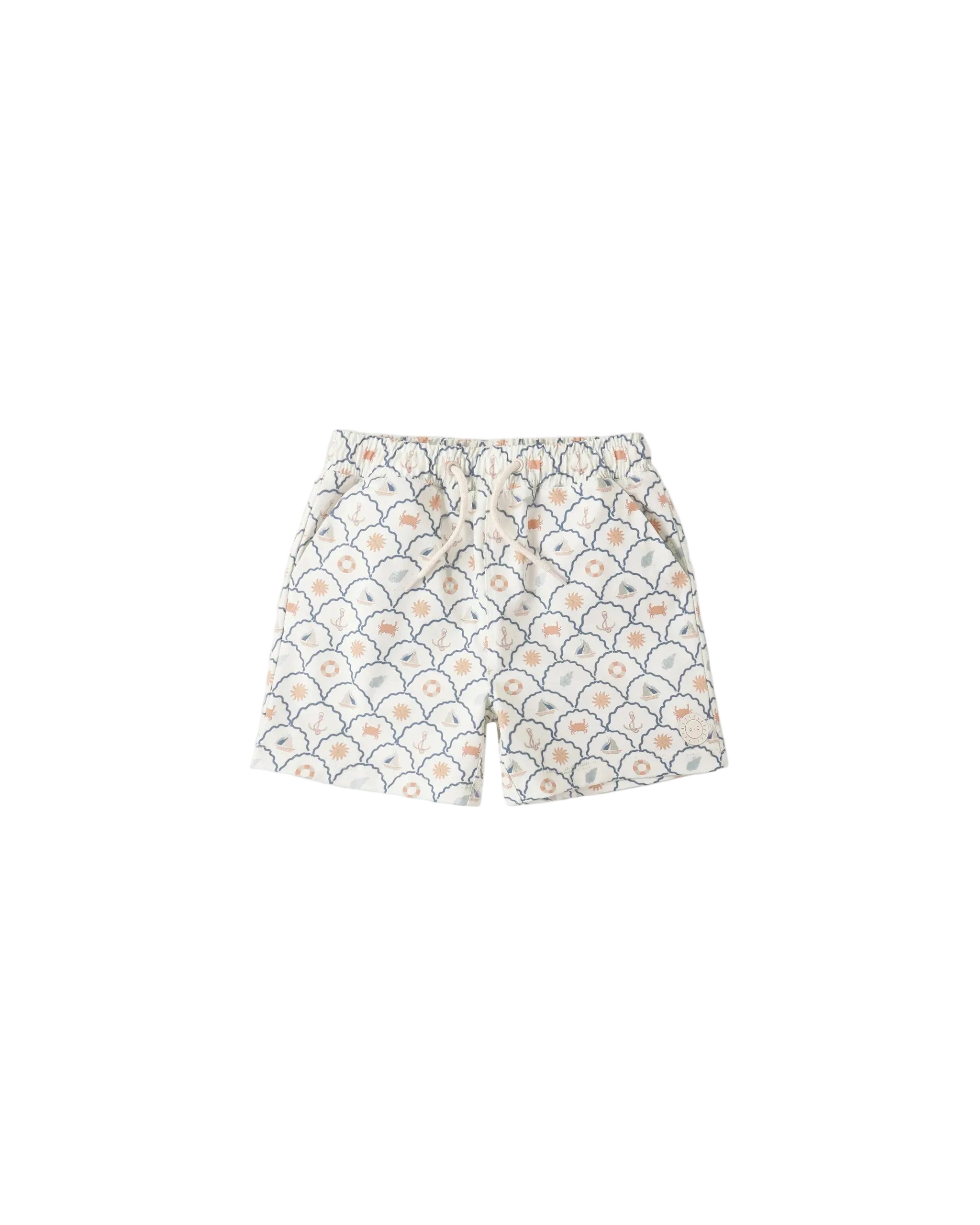 Rylee + Cru infant & boys nautical boardshorts