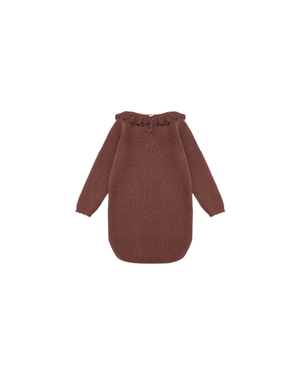 Rylee + Cru infant girl ruffle collar bodysuit